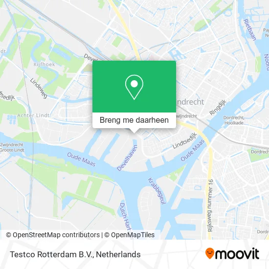 Testco Rotterdam B.V. kaart