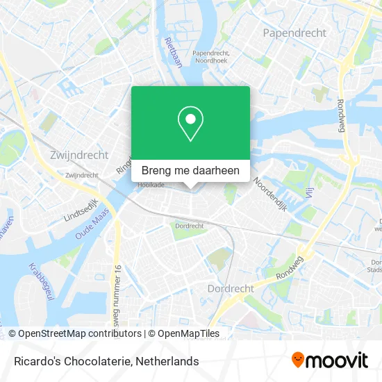 Ricardo's Chocolaterie kaart