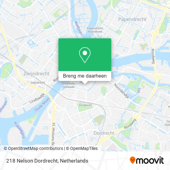 218 Nelson Dordrecht kaart