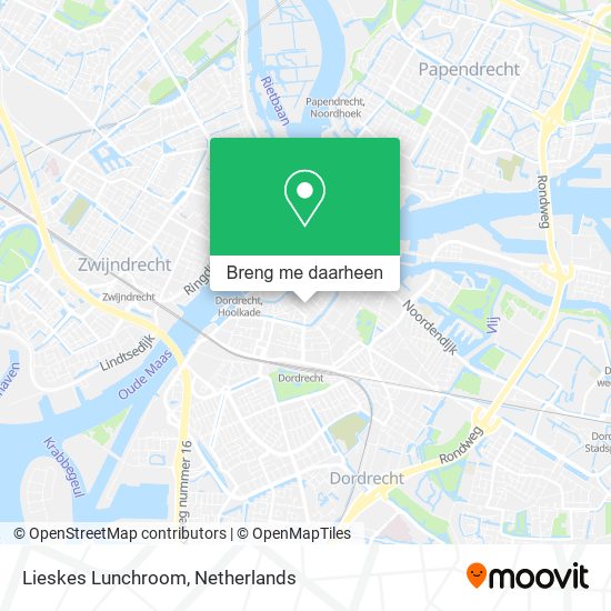Lieskes Lunchroom kaart