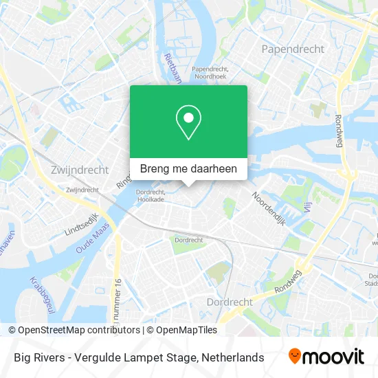 Big Rivers - Vergulde Lampet Stage kaart