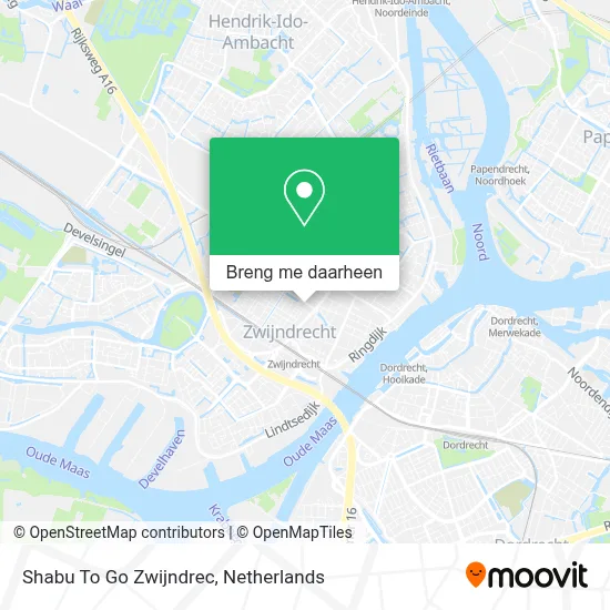 Shabu To Go Zwijndrec kaart