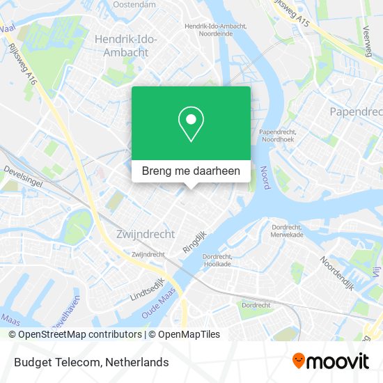 Budget Telecom kaart