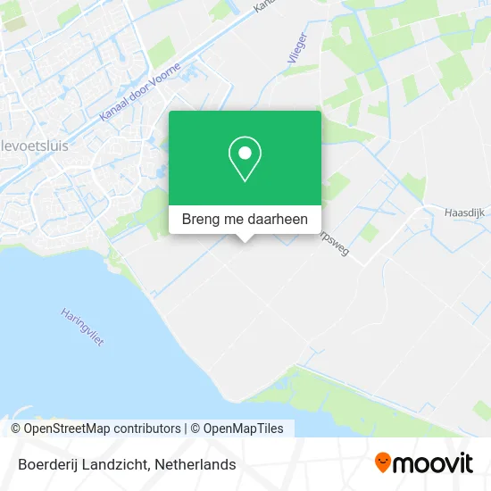 Boerderij Landzicht kaart