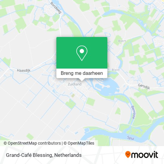 Grand-Café Blessing kaart
