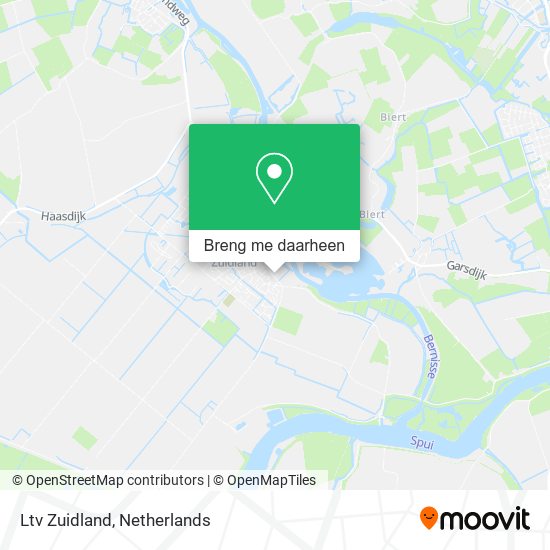 Ltv Zuidland kaart