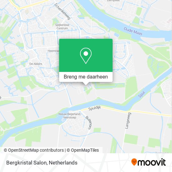 Bergkristal Salon kaart