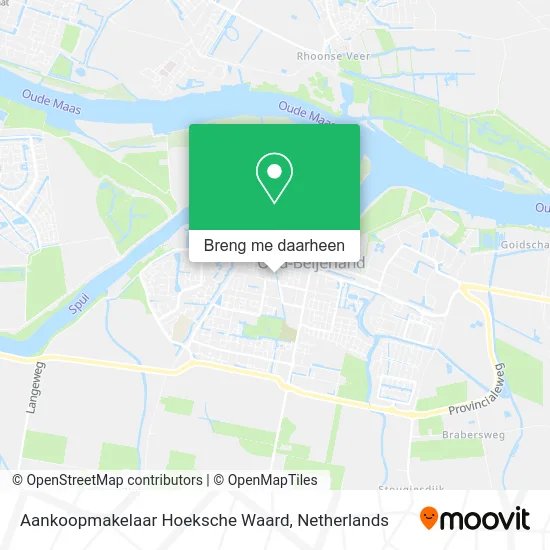 Aankoopmakelaar Hoeksche Waard kaart