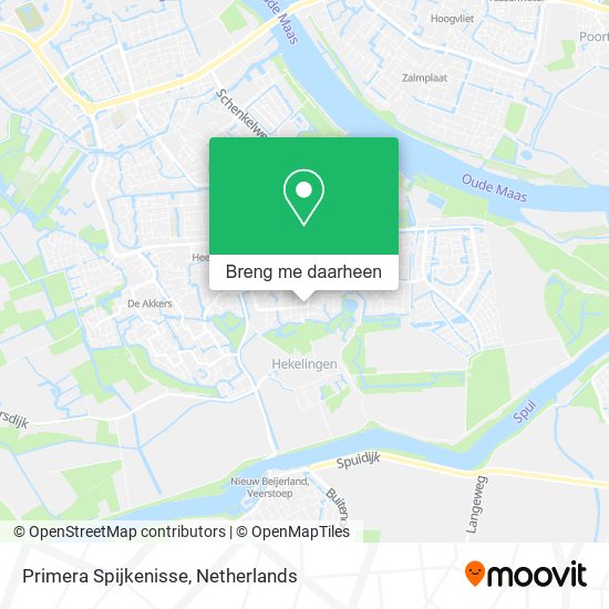 Primera Spijkenisse kaart