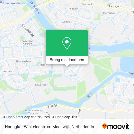 Haringkar Winkelcentrum Maaswijk kaart