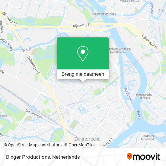 Dinger Productions kaart