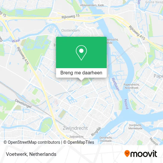 Voetwerk kaart