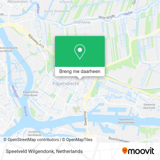 Speelveld Wilgendonk kaart