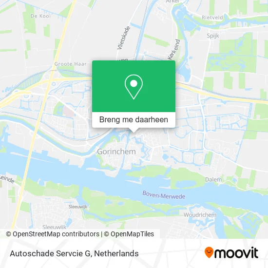 Autoschade Servcie G kaart