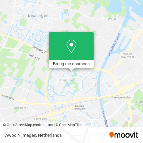 Awpc Nijmegen kaart
