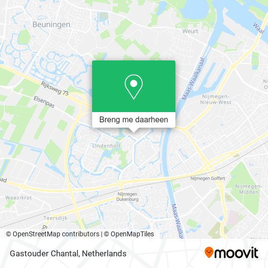 Gastouder Chantal kaart