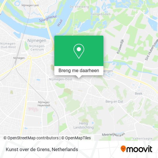 Kunst over de Grens kaart