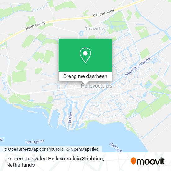 Peuterspeelzalen Hellevoetsluis Stichting kaart