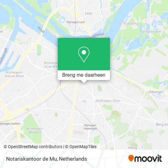 Notariskantoor de Mu kaart