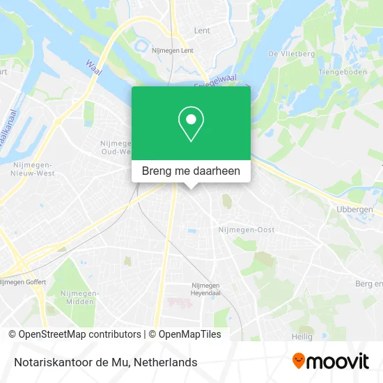 Notariskantoor de Mu kaart