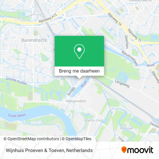Wijnhuis Proeven & Toeven kaart
