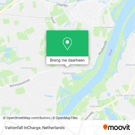 Vattenfall InCharge kaart