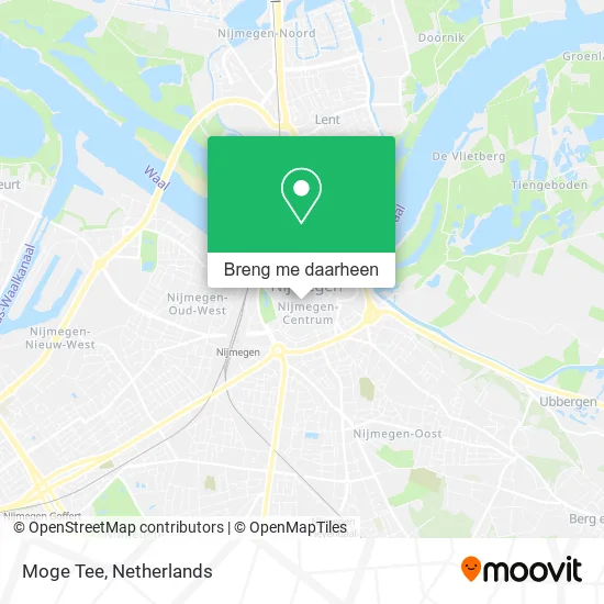 Moge Tee kaart
