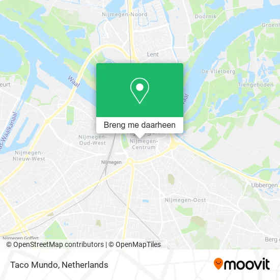 Taco Mundo kaart