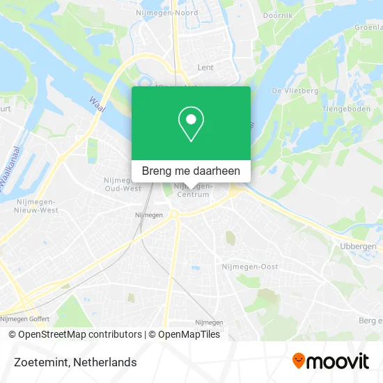 Zoetemint kaart
