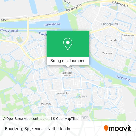 Buurtzorg Spijkenisse kaart