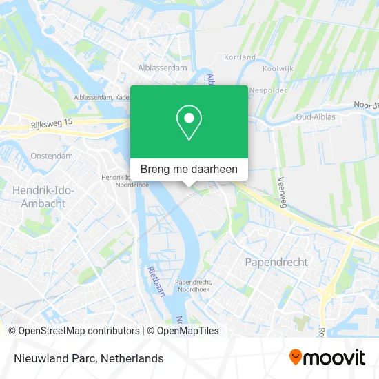 Nieuwland Parc kaart