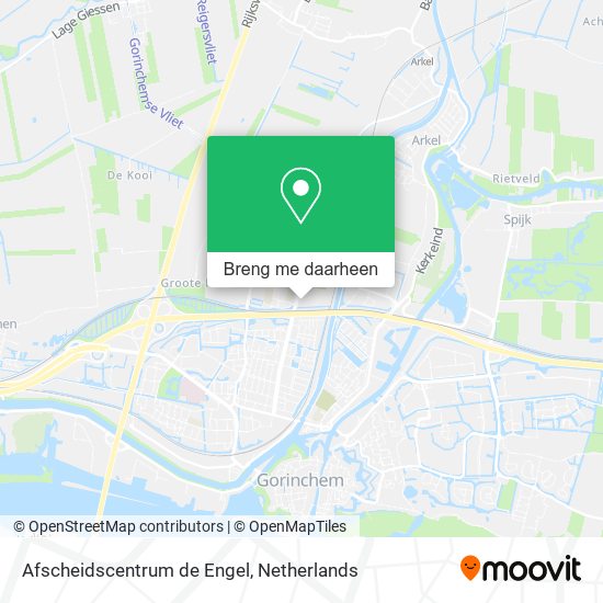 Afscheidscentrum de Engel kaart