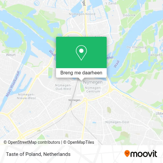 Taste of Poland kaart