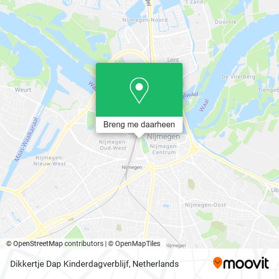 Dikkertje Dap Kinderdagverblijf kaart