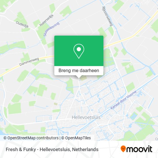 Fresh & Funky - Hellevoetsluis kaart