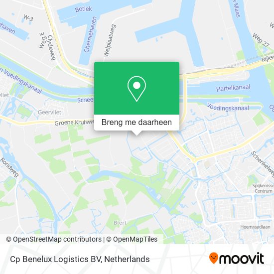 Cp Benelux Logistics BV kaart