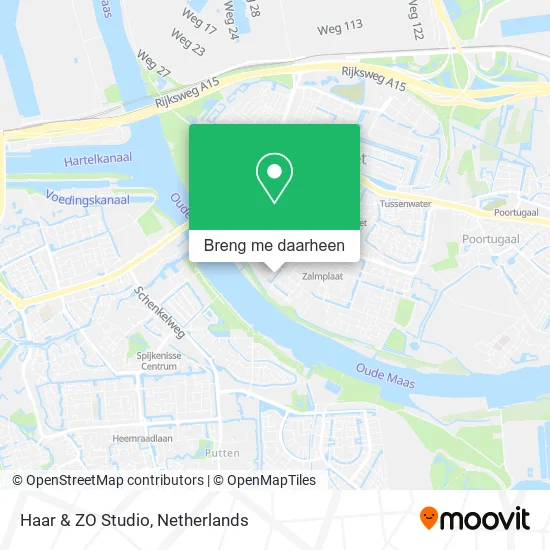 Haar & ZO Studio kaart