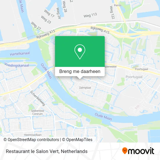 Restaurant le Salon Vert kaart
