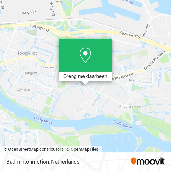 Badmintonmotion kaart