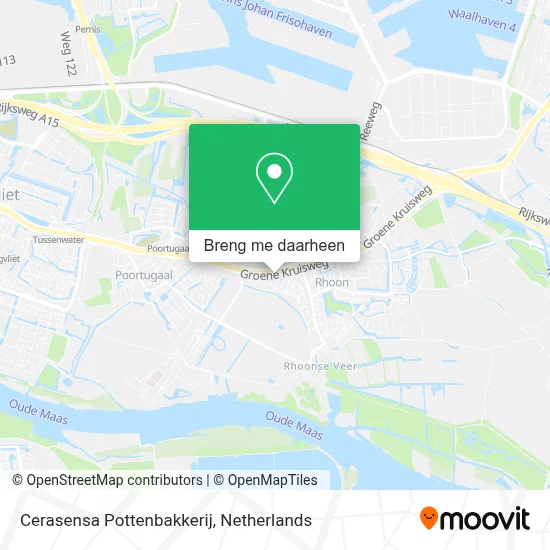 Cerasensa Pottenbakkerij kaart