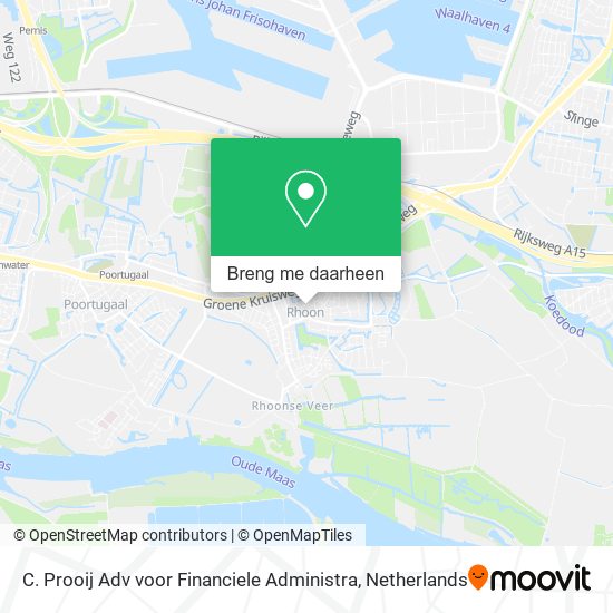C. Prooij Adv voor Financiele Administra kaart