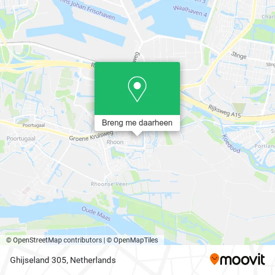 Ghijseland 305 kaart