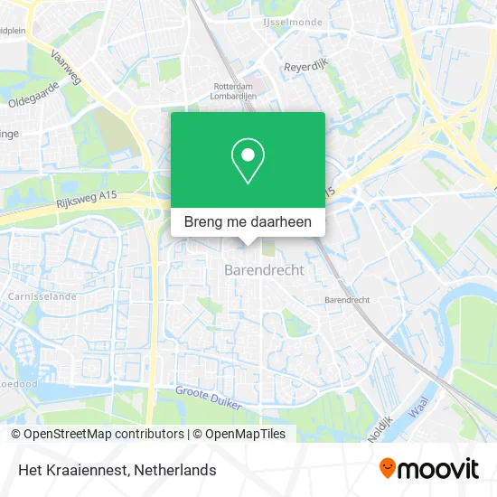 Het Kraaiennest kaart
