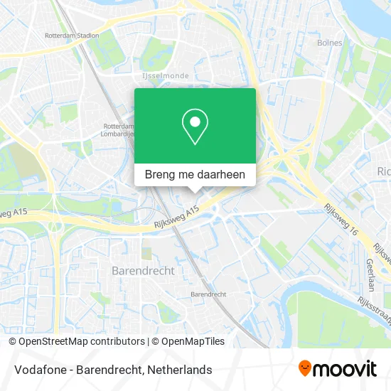 Vodafone - Barendrecht kaart