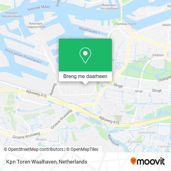 Kpn Toren Waalhaven kaart