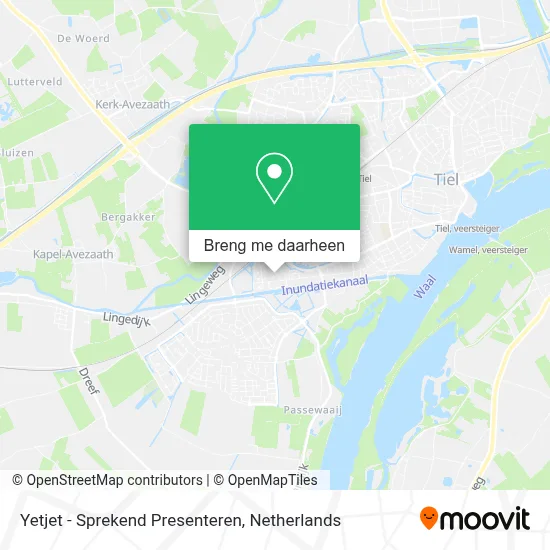 Yetjet - Sprekend Presenteren kaart