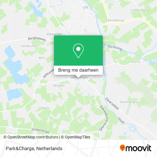 Park&Charge kaart