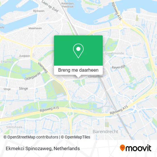 Ekmekci Spinozaweg kaart