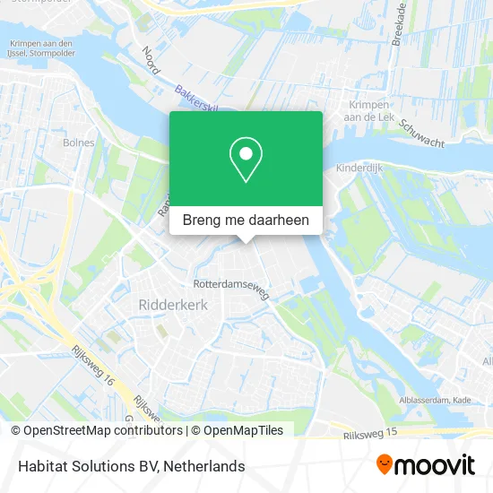 Habitat Solutions BV kaart