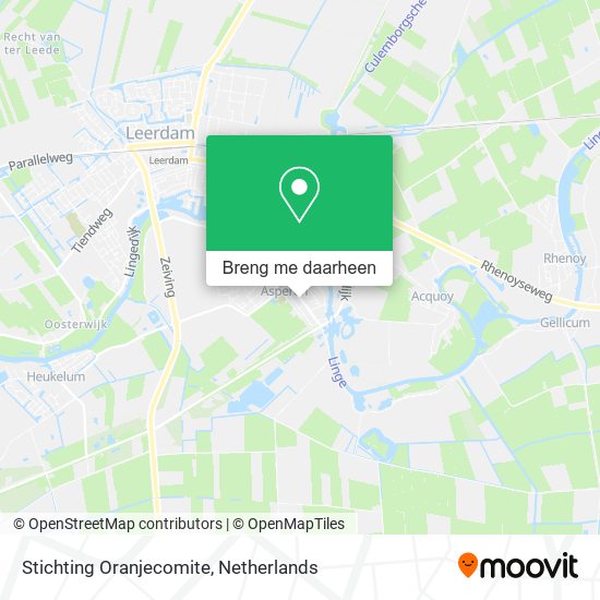 Stichting Oranjecomite kaart